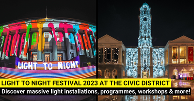 Light to Night Festival 2023: Festival Village, Massive Light Installations and More at the Civic District