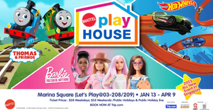 Join the fun with Thomas the Tank Engine and friends at Mattel Playhouse in Marina Square