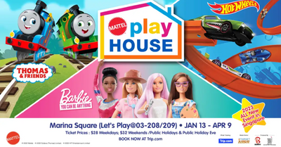 Join the fun with Thomas the Tank Engine and friends at Mattel Playhouse in Marina Square