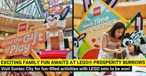Win LEGO® Sets and Take Part in Family-Friendly Challenges at Suntec City's Lunar New Year Event!