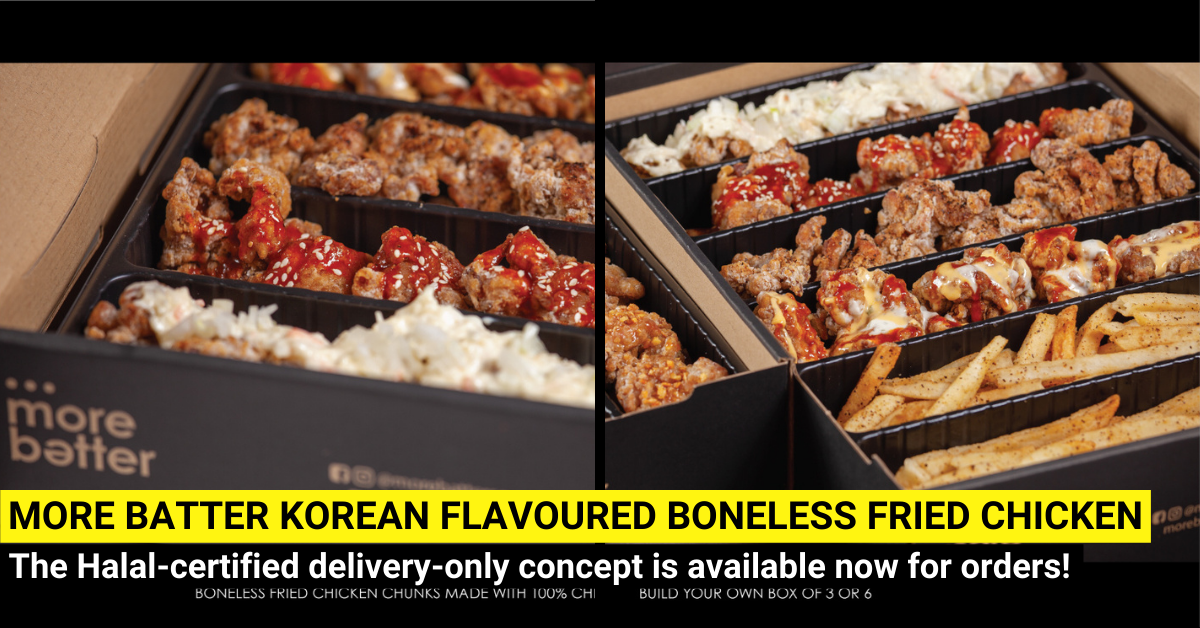 The More Batter Fried Chicken Has Arrived in Singapore - Featuring Korean Flavoured Boneless Fried Chicken!