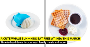 Kids Eat Free at Ikea + A Cute Whale Bun For All!