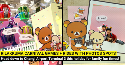 Carnival Games, Rides and Photos with Rilakkuma at Changi Airport this March 2023!