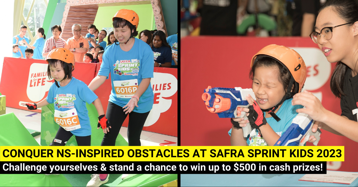 SAFRA Sprint Kids 2023 is back with up to $500 Cash Prizes to be won!