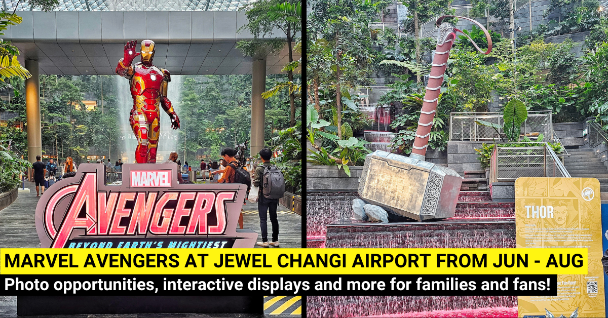 Be Part of the Marvel Universe at Jewel Changi Airport this June Holiday