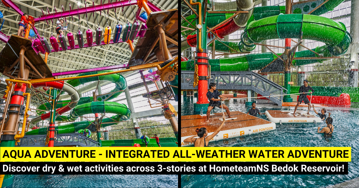 Aqua Adventure - Singapore First Integrated All-Weather Water Adventure Centre at HomeTeamNS Bedok Reservoir