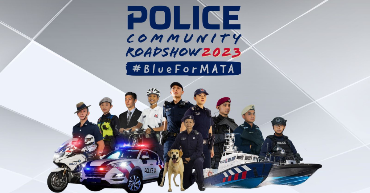 Police Community Roadshow 2023 at One Punggol and Toa Payoh HDB Hub