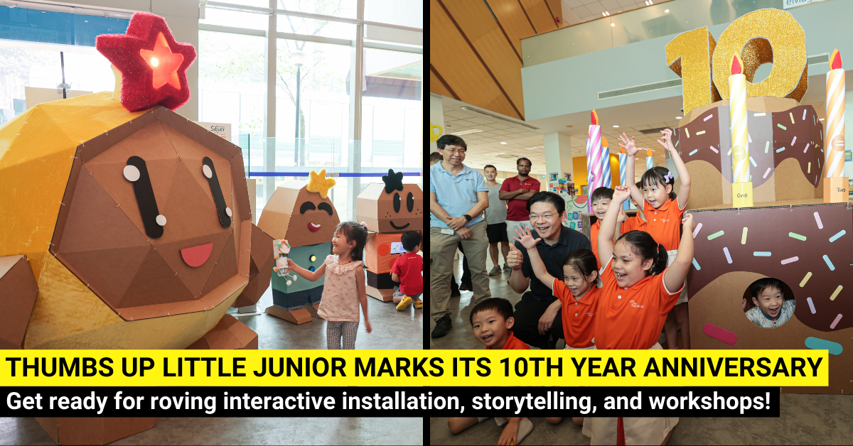 A Pop-Up Interactive Play Space at the Libraries To Celebrate Thumbs Up Little Junior 10th Year Anniversary