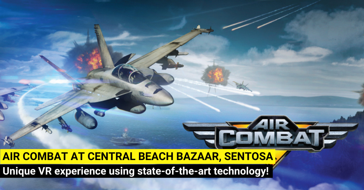 Unique VR Experience - Air Combat, at Central Beach Bazaar!
