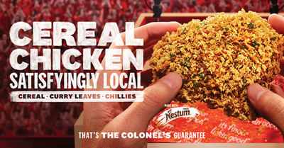 KFC Celebrates National Day with the Satisfyingly Local Favourite, KFC’s Cereal Chicken!