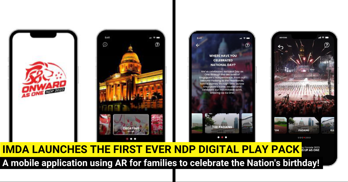IMDA Launches the First-Ever NDP Digital Play Pack - A Mobile App with Digital Fun using AR