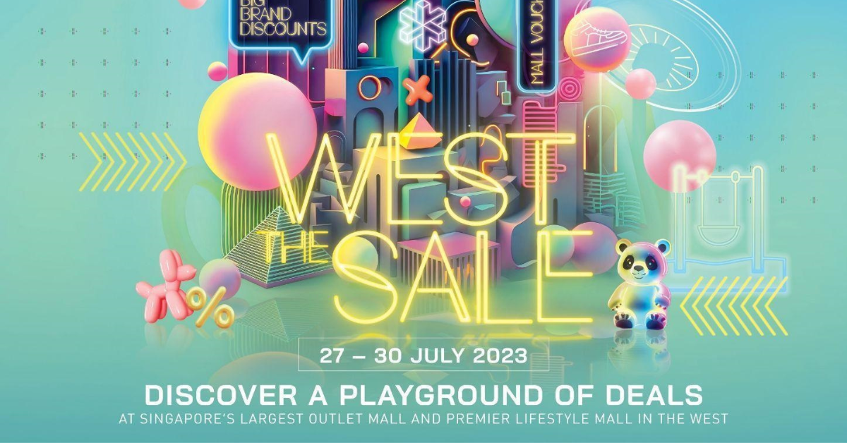 Up to 90% Off Popular Brands at the CapitaLand West The Sale 2023 at IMM and Westgate
