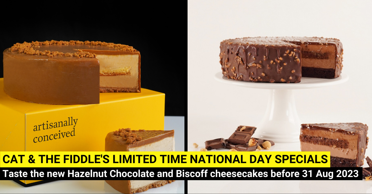 Taste the Brand New Hazelnut Chocolate, and Biscoff Cheesecakes from Cat & the Fiddle