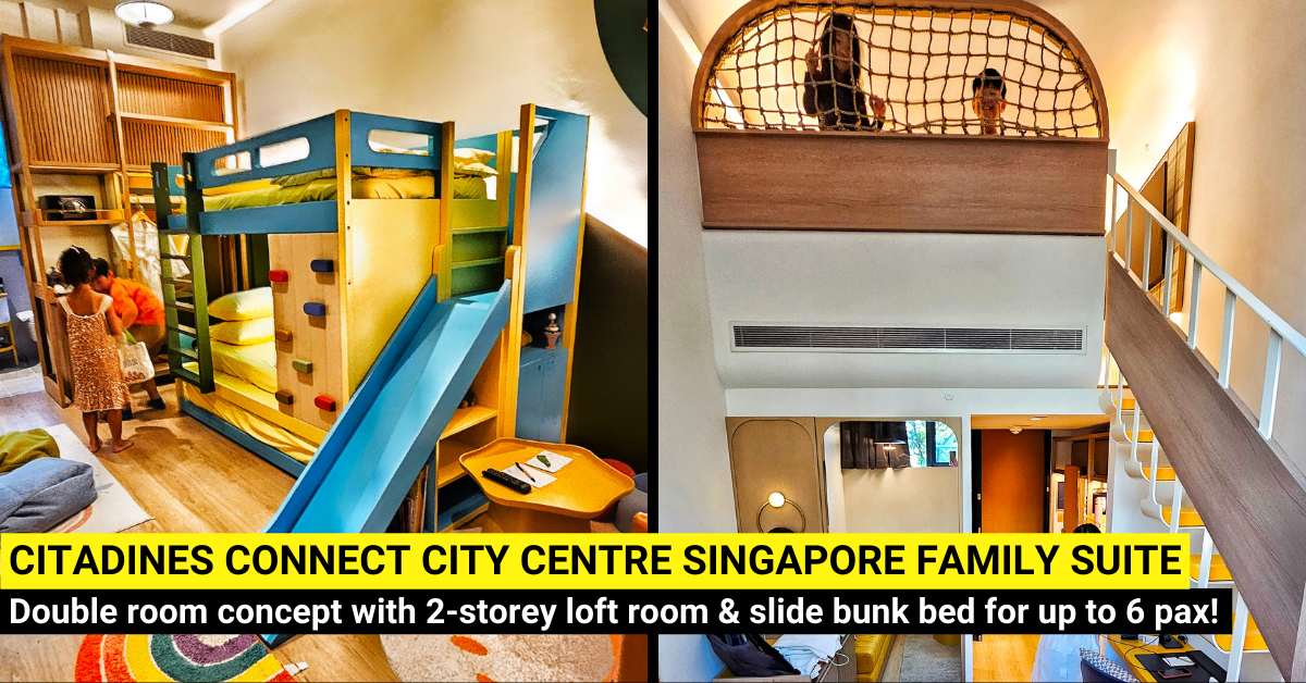 Citadines Connect City Centre Singapore - Loft Family Rooms and More Family-friendly Amenities