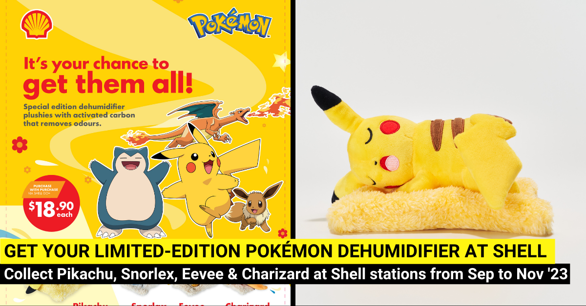 Pokémon Fans Rejoice! Shell Launches Special Edition Pokémon Dehumidifier Plushies