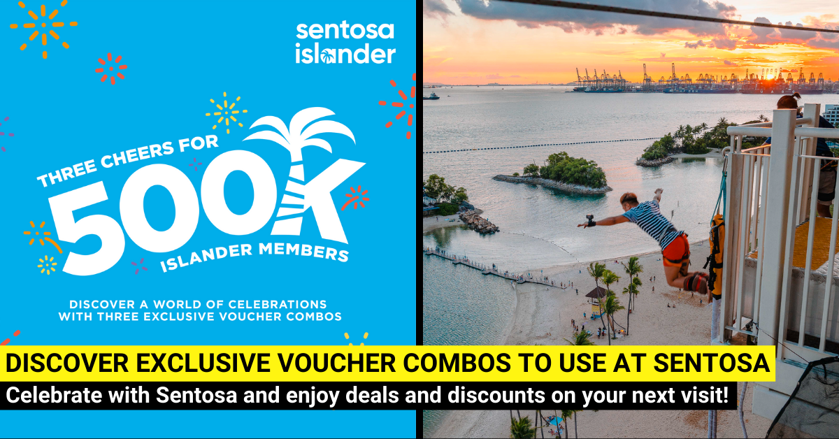 Sentosa Islander Celebrates 500K Members with Exclusive Voucher Combos!