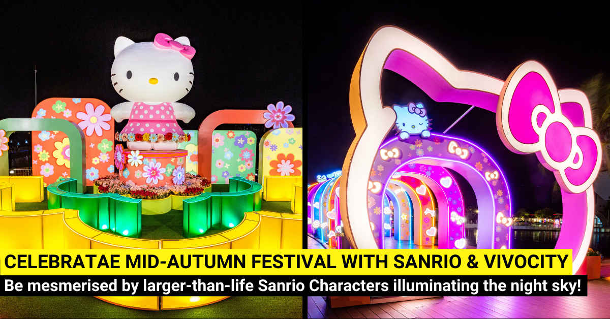 Garden of Lights - An Enchanting Sanrio Light Installation at VivoCity with Hello Kitty, My Melody and more!