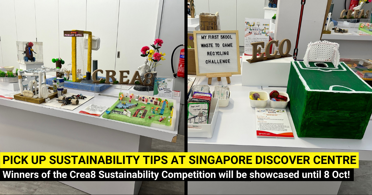 The Crea8 Sustainability Exhibition Happening Now at Singapore Discovery Centre