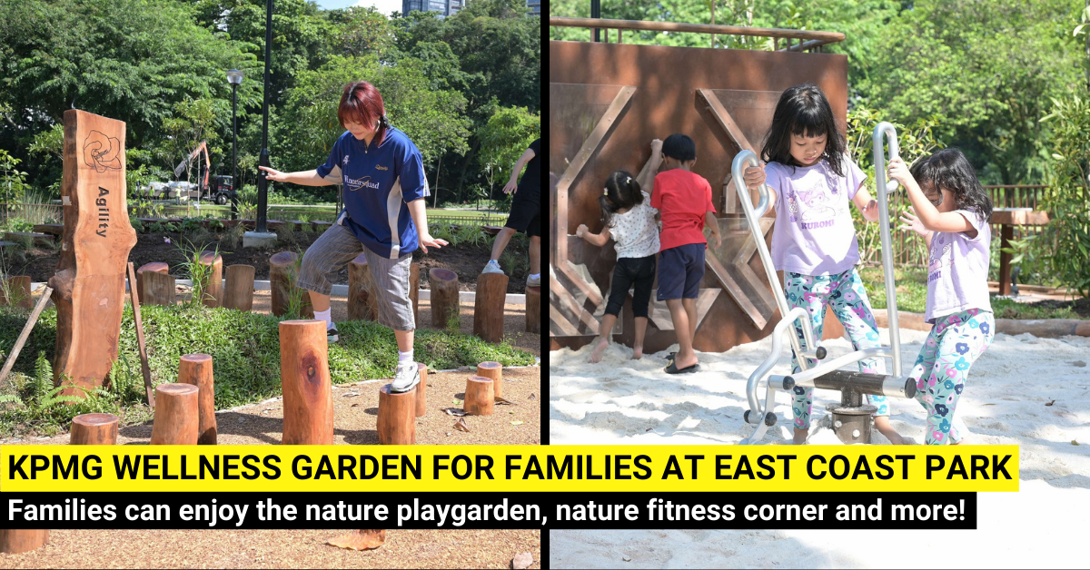 KPMG Wellness Garden at East Coast Park - Nature Playgarden, Nature Fitness Area, Pond Trail and More