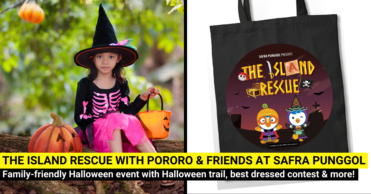 SAFRA Punggol's Family Friendly Halloween Event - The Island Rescue with Pororo and Friends