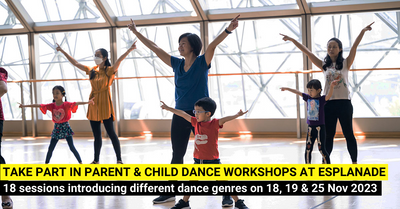 Dance/Play Workshops For Parents and Children at FL/OW – The FULL OUT Weekend at the Esplanade