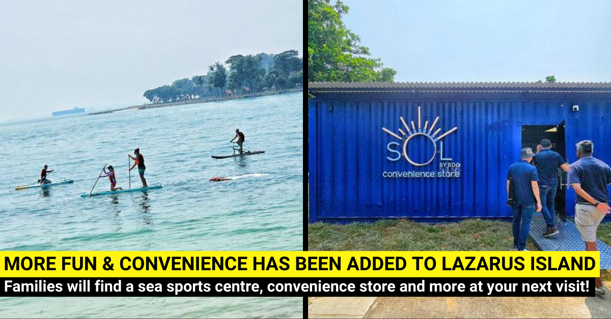 New Sea Sports Centre, Convenience Store and Glamping Tents on Lazarus Island