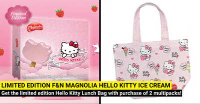 Grab the Limited-Edition F&N Magnolia Hello Kitty Ice Cream Stick!