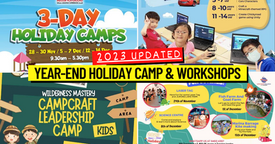 27 Year-End Holiday Camps and Workshops For Kids in 2023