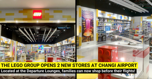 2 New LEGO Stores Open at Singapore Changi Airport Terminals 3 and 4