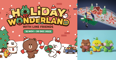 Suntec City’s Holiday Wonderland  with LINE FRIENDS - Mega Ball Pit, Snowfall, Carnival and More!