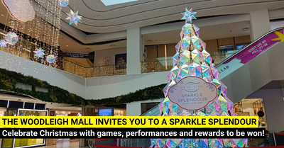 The Woodleigh Mall Celebrates Christmas With A Santa Sleigh Ride, Pop-up Arcade Zone and a Mesmerising Christmas Tree!
