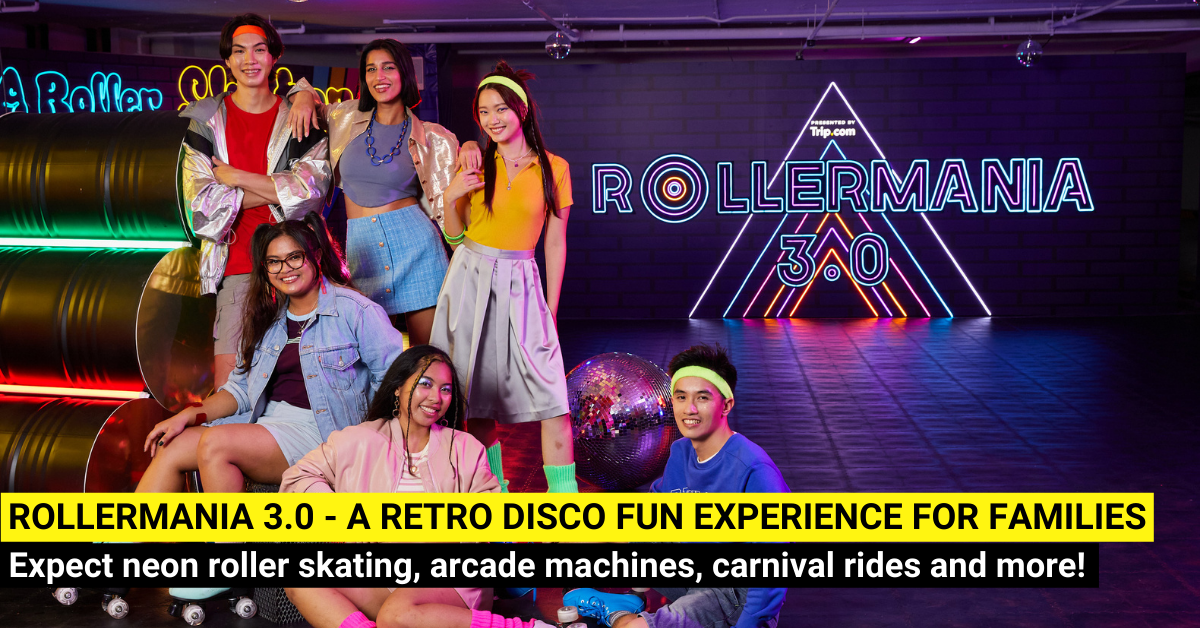 Rollermania 3.0 - Retro Roller Skating with Neon Lights at Plaza Singapura!
