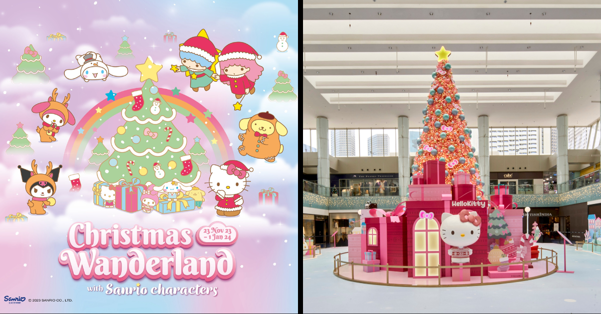 Hello Kitty and Friends Arrives at Marina Square - Sanrio Characters Installations, Snowfall and More