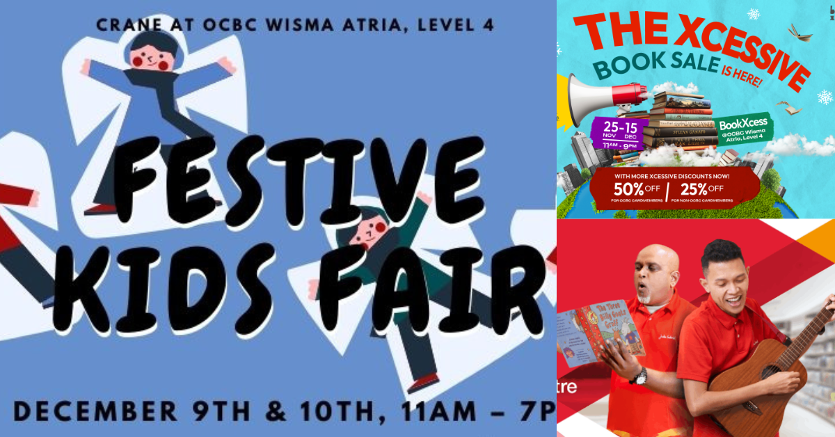 Free Family Fun Activities at OCBC Wisma Atria for Young Readers!