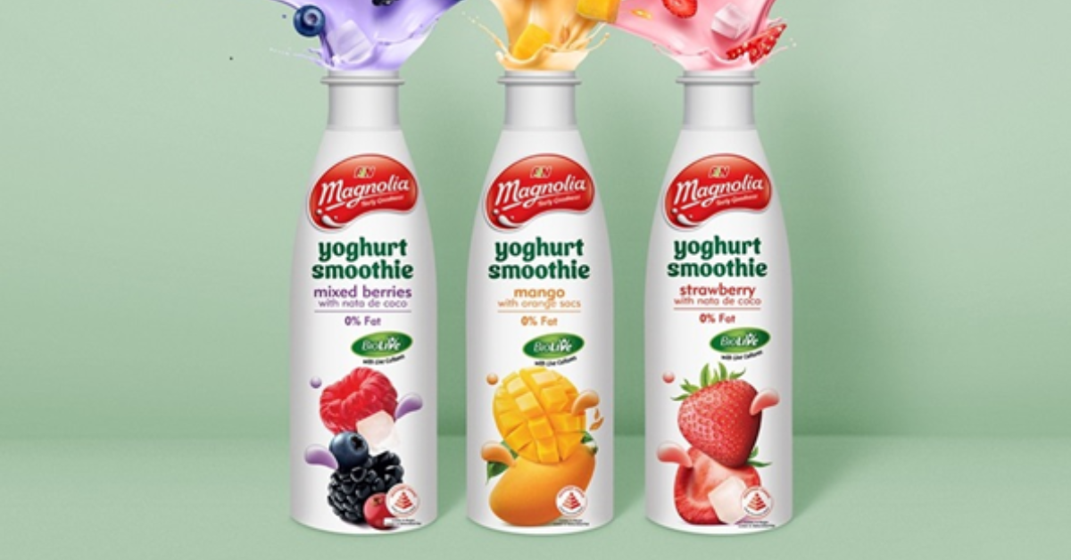 F&N MAGNOLIA Presents the Yoghurt Smoothie with Chewy Fruit Bits