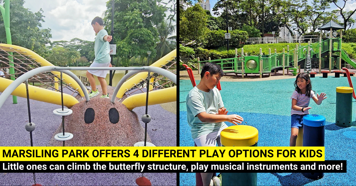 Marsiling Park Playgrounds - Butterfly Playground, Musical Instruments and More