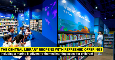 The Central Public Library Reopens Featuring A New Children’s Biodiversity Library By S.E.A. Aquarium