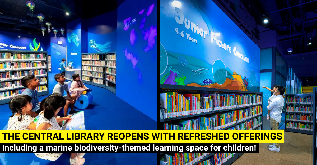 The Central Public Library Reopens Featuring A New Children’s Biodiversity Library By Singapore Oceanarium