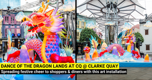 Discover A Mythical Dragon at the Fountain Square at CQ @ Clarke Quay