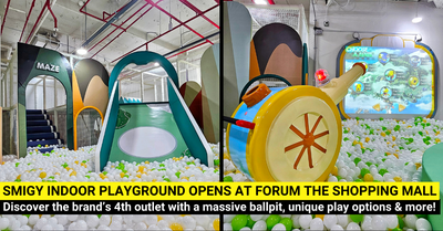 SMIGY Indoor Playground At Forum The Shopping Mall - Giant Ballpit and Unique Play Installations