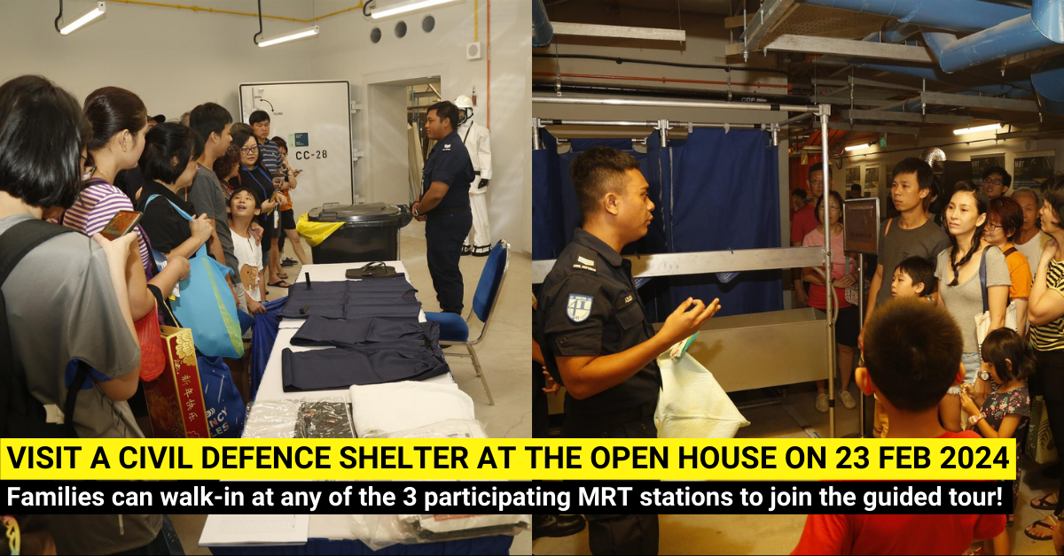 Civil Defence Shelter Open House As Part of Exercise SG Ready