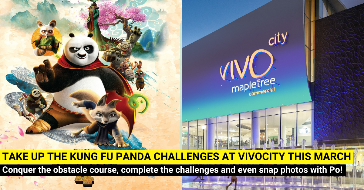 Take Up The Dragon Warrior Challenge at VivoCity and Get to Meet with Po too!