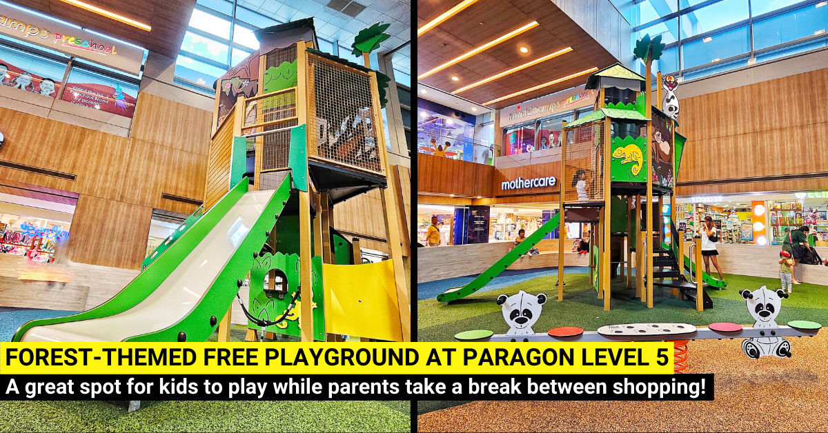 Free Forest-themed Indoor Playground for Families At Paragon Shopping Mall