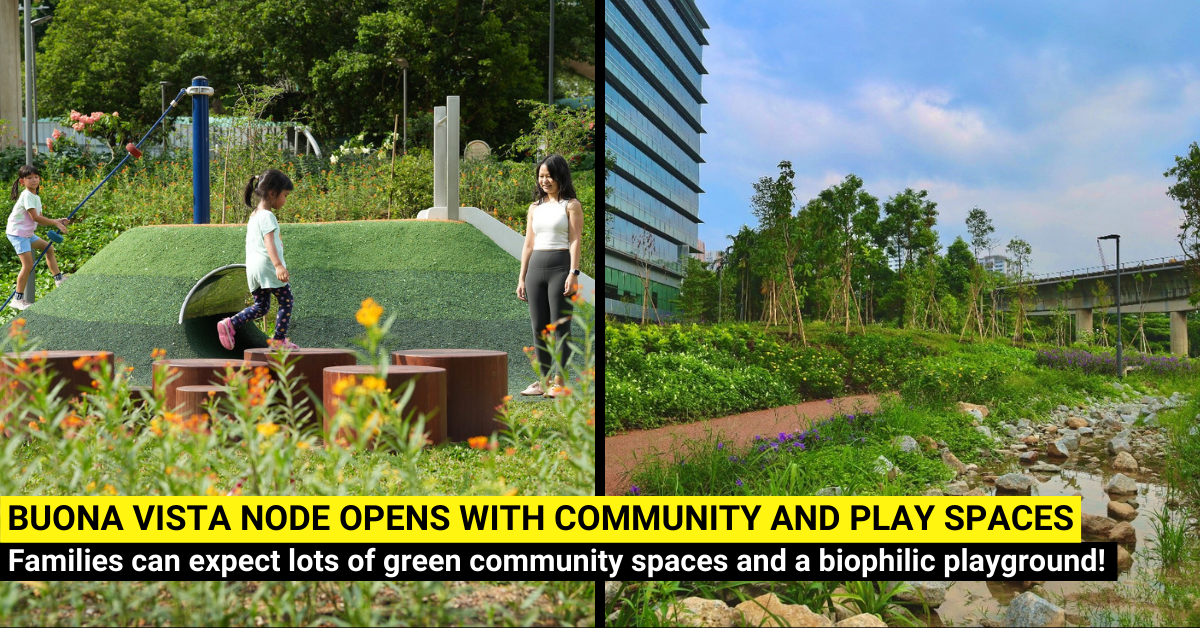Buona Vista Community Node along Rail Corridor Opens with Playground and Community Spaces