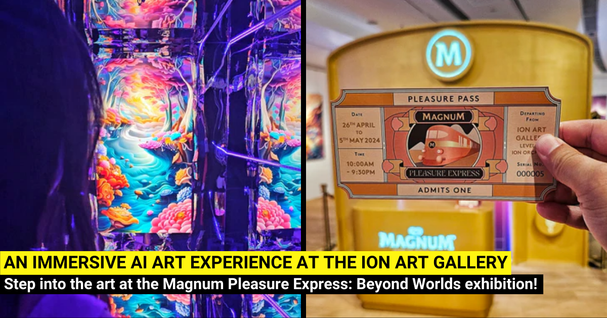 Magnum Introduces New Flavours with an AI Art Experience at ION Art Gallery