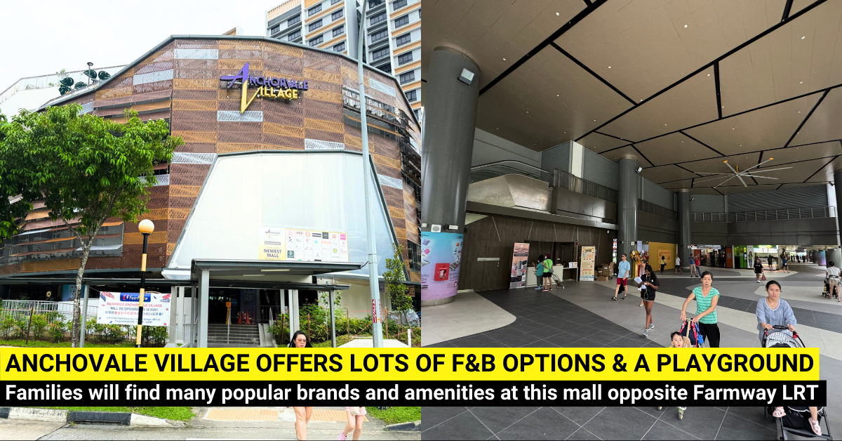 Anchorvale Village Sengkang with LOTS to EAT and a PLAYGROUND too!