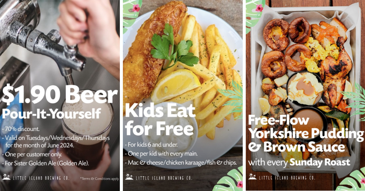 Little Island Brewing Co Changi Village Reintroduces Beer ATM with Beer And Kids Eat Free Promotions - BYKidO