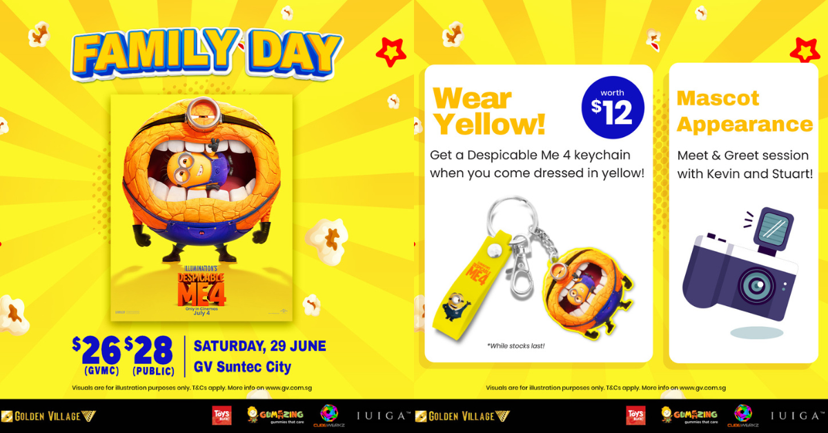 Golden Village Family Day: Despicable Me 4