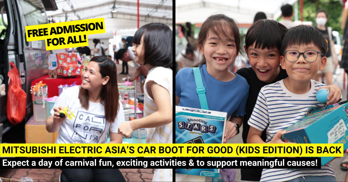 Come Support Fun and Community Spirit at the Mitsubishi Electric Asia’s Car Boot for Good (Kids Edition)!