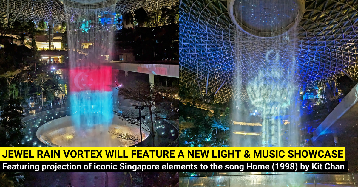 Jewel Changi Airport’s Celebrates National Day with a Special Light & Music Showcase Featuring ‘Home (1998)’ by Kit Chan